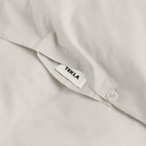 Percale Duvet Cover Soft Grey, Tekla