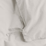 Percale Duvet Cover Soft Grey, Tekla