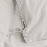 Percale Duvet Cover Soft Grey, Tekla