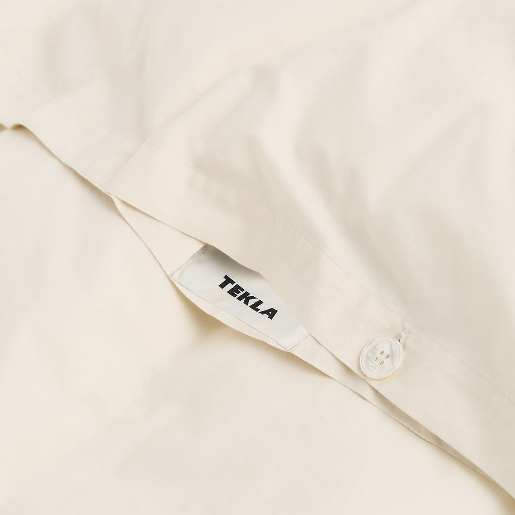Percale Duvet Cover Winter White