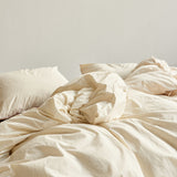 Percale Duvet Cover Winter White, Tekla