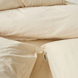 Percale Duvet Cover Winter White, Tekla