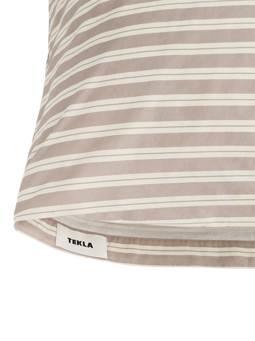 Percale Pillow Case Clay Stripes, Tekla