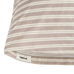 Percale Pillow Case Clay Stripes, Tekla