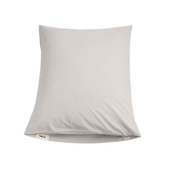 Percale Pillow Case Soft Grey, Tekla