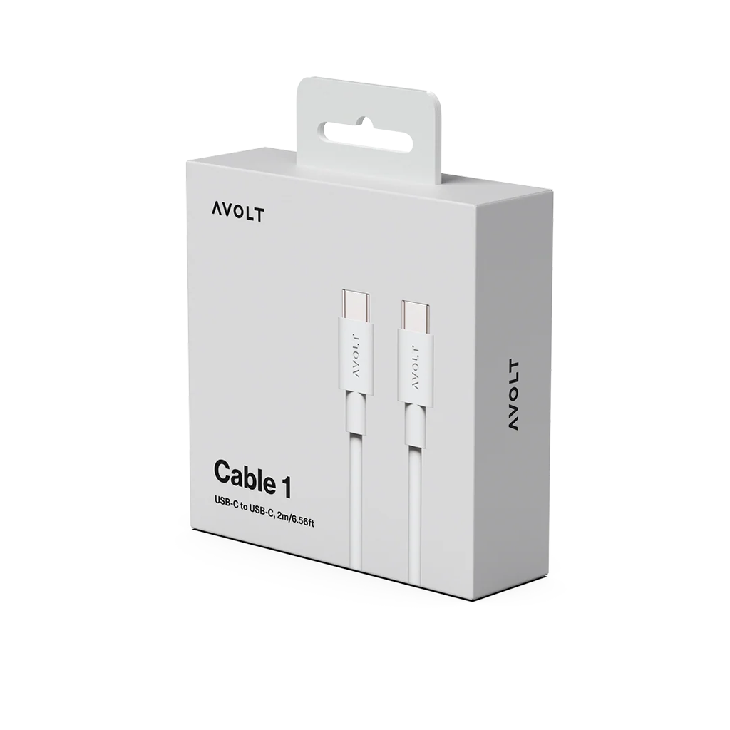Cable 1 USB-C Gotland Grey, Avolt