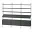 Display Unit Large Dark Grey, String Furniture