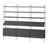 Display Unit Large Dark Grey, String Furniture