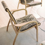 Laminett Easy Chair Oiled Oak Sahara Sheepskin, Swedese