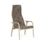 Lamino Easy Chair Lacquered Beech Sahara Sheepskin, Swedese