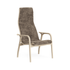 Lamino Easy Chair Lacquered Beech Sahara Sheepskin, Swedese