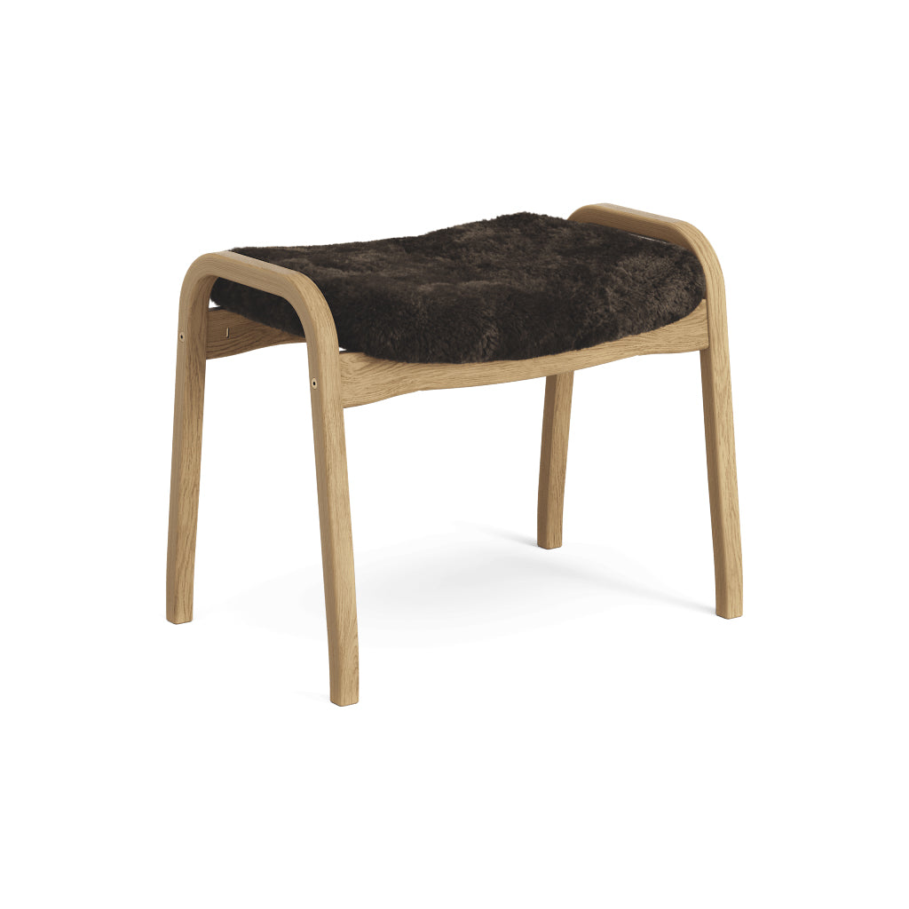 Lamino Stool Oiled Oak Espresso, Swedese