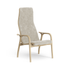 Lamino Easy Chair White Oak Moonlight Sheepskin, Swedese