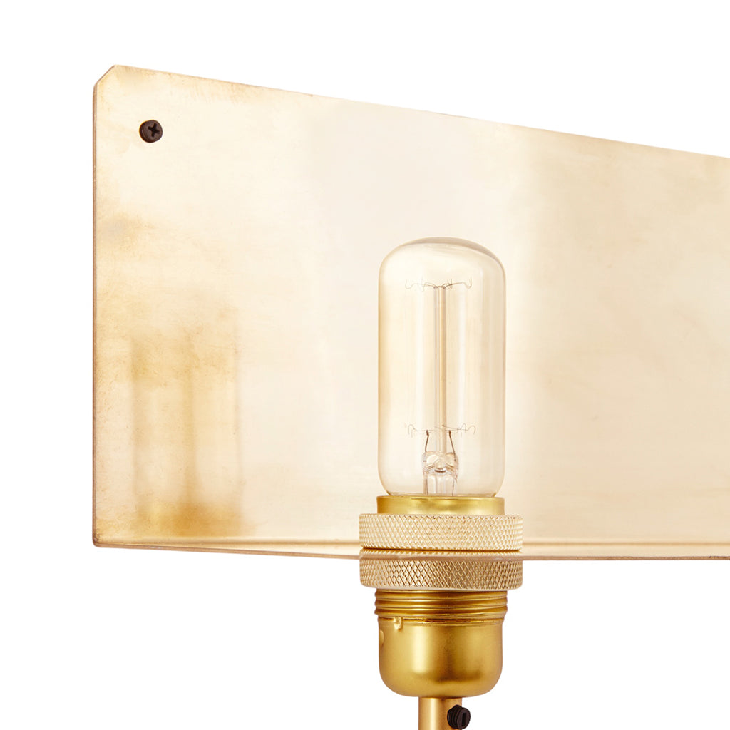 90° Wall Light Brass, Frama