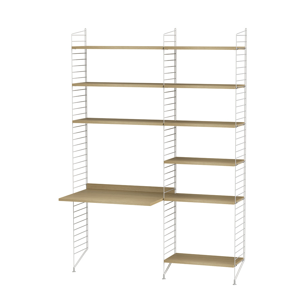 Work Unit With Shelves, String Furniture