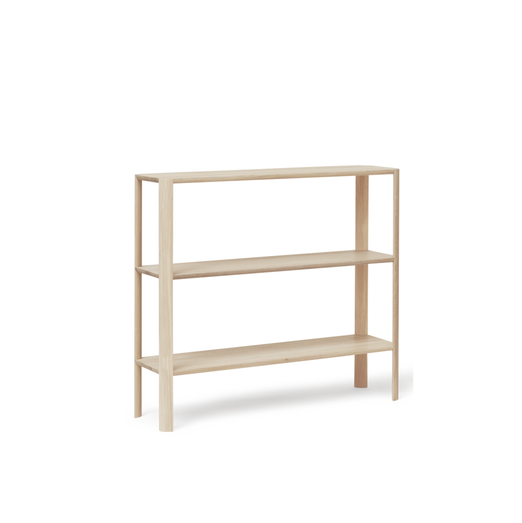 Leaf Shelf Single High Light Oak, Form & Refine