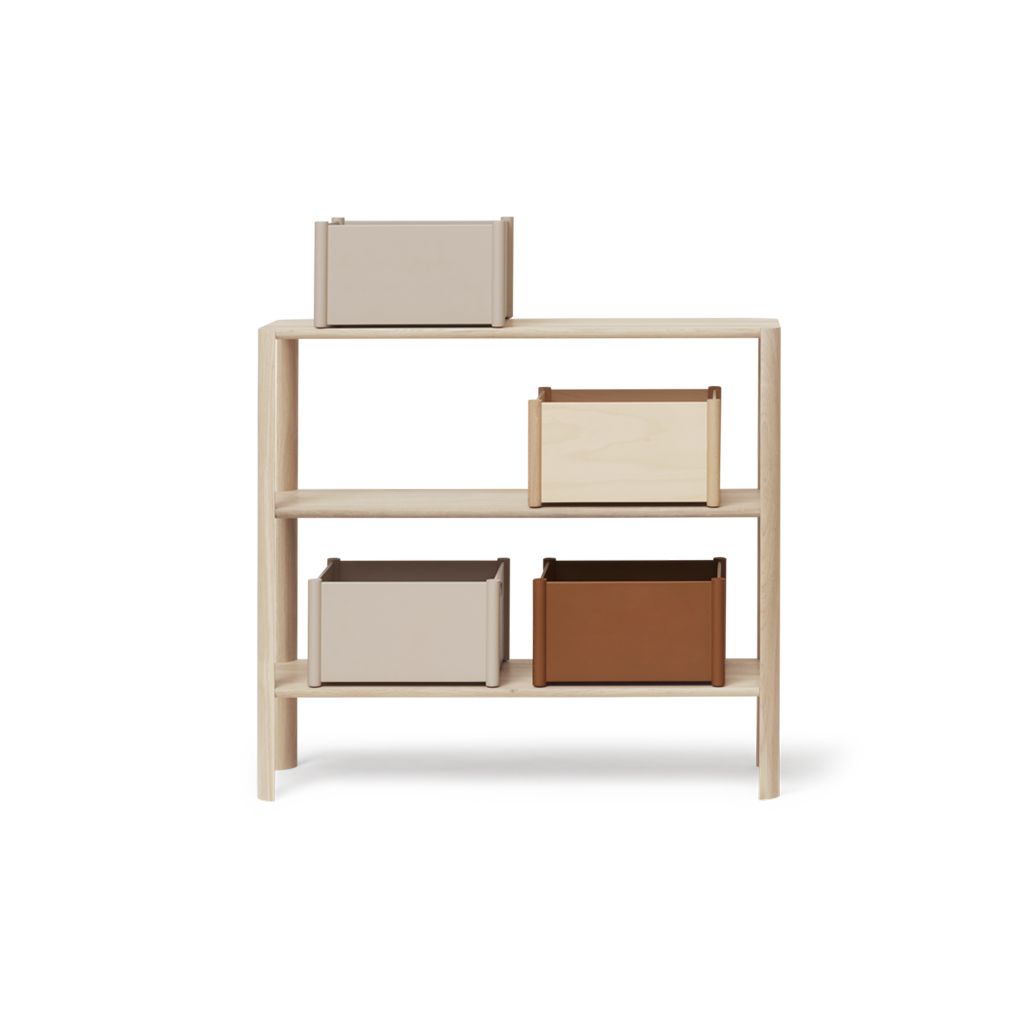 Leaf Shelf Single High Light Oak, Form & Refine