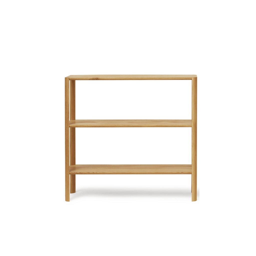 Leaf Shelf Single High Oak, Form & Refine
