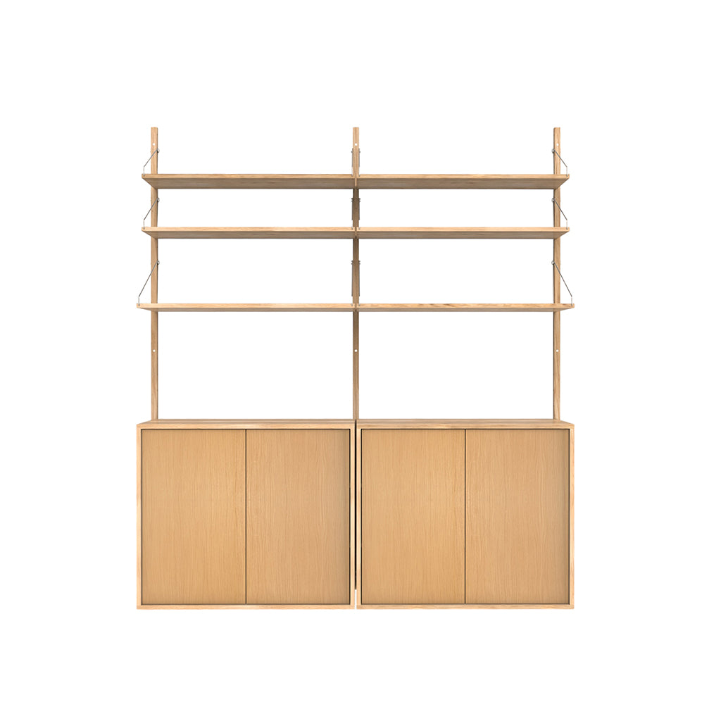 Shelf Library High With Cabinets, Frama
