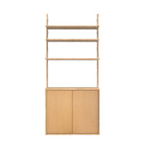 Shelf Library High With Medium Cabinet
