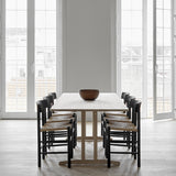 J39 Chair Beech Black Lacquered, Fredericia