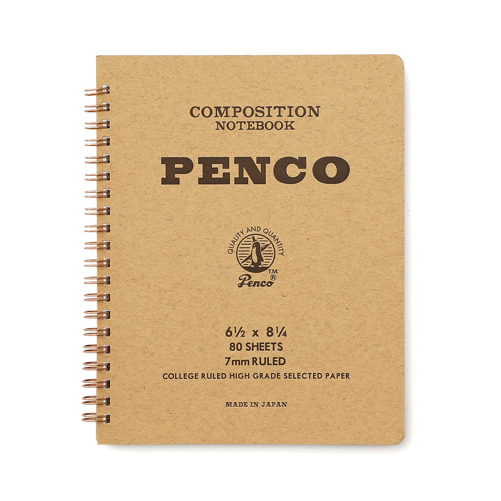 Coil Notebook Natural Large, Penco