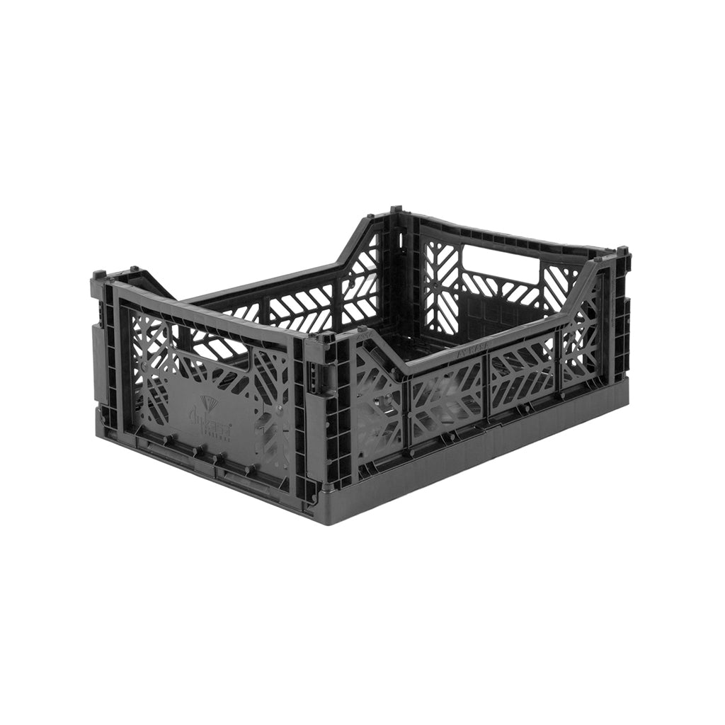 Folding Crate Black Midi, Aykasa