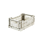 Folding Crate Mini Light Grey, Aykasa