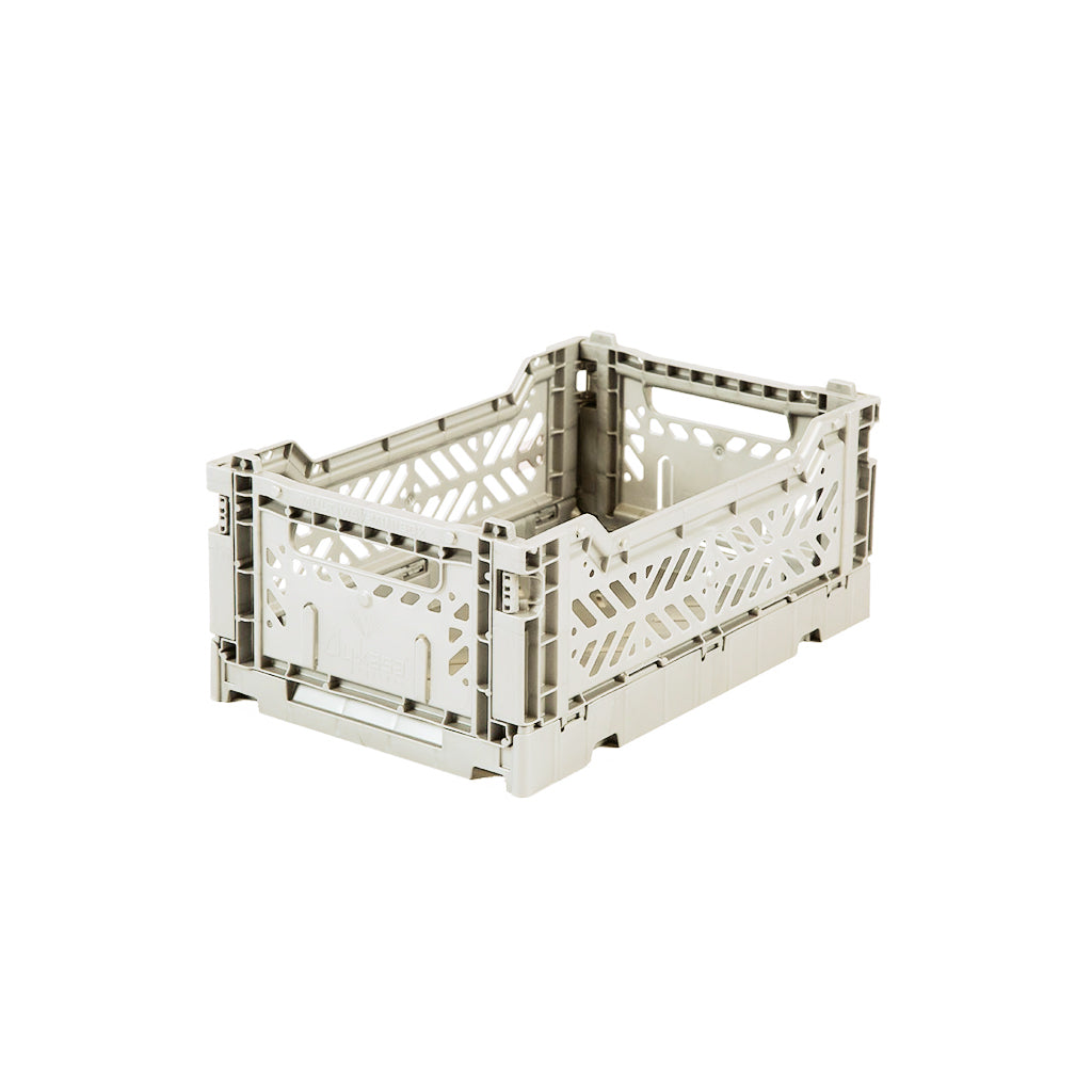 Folding Crate Mini Light Grey, Aykasa