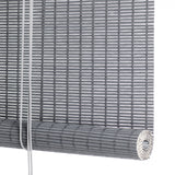 Steel Grey Bamboo Blinds
