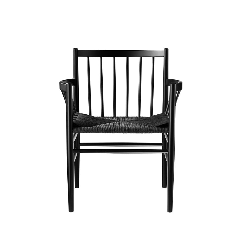J81 Dining Chair Full Black, FDB Møbler