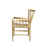 J82 Lounge Chair Oak, FDB Møbler