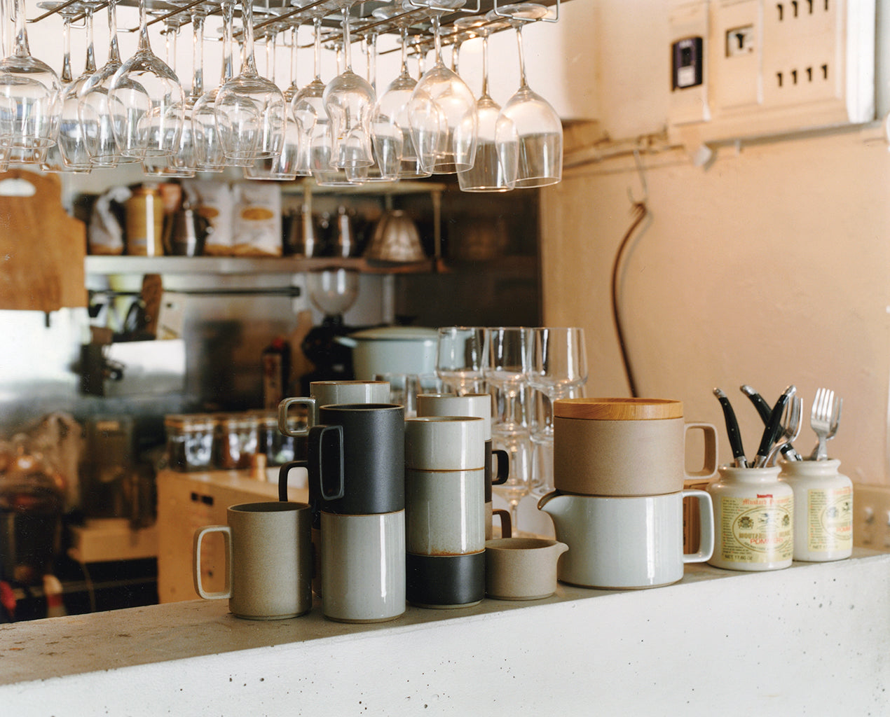 Hasami Cup Large Gloss Grey, Hasami Porcelain