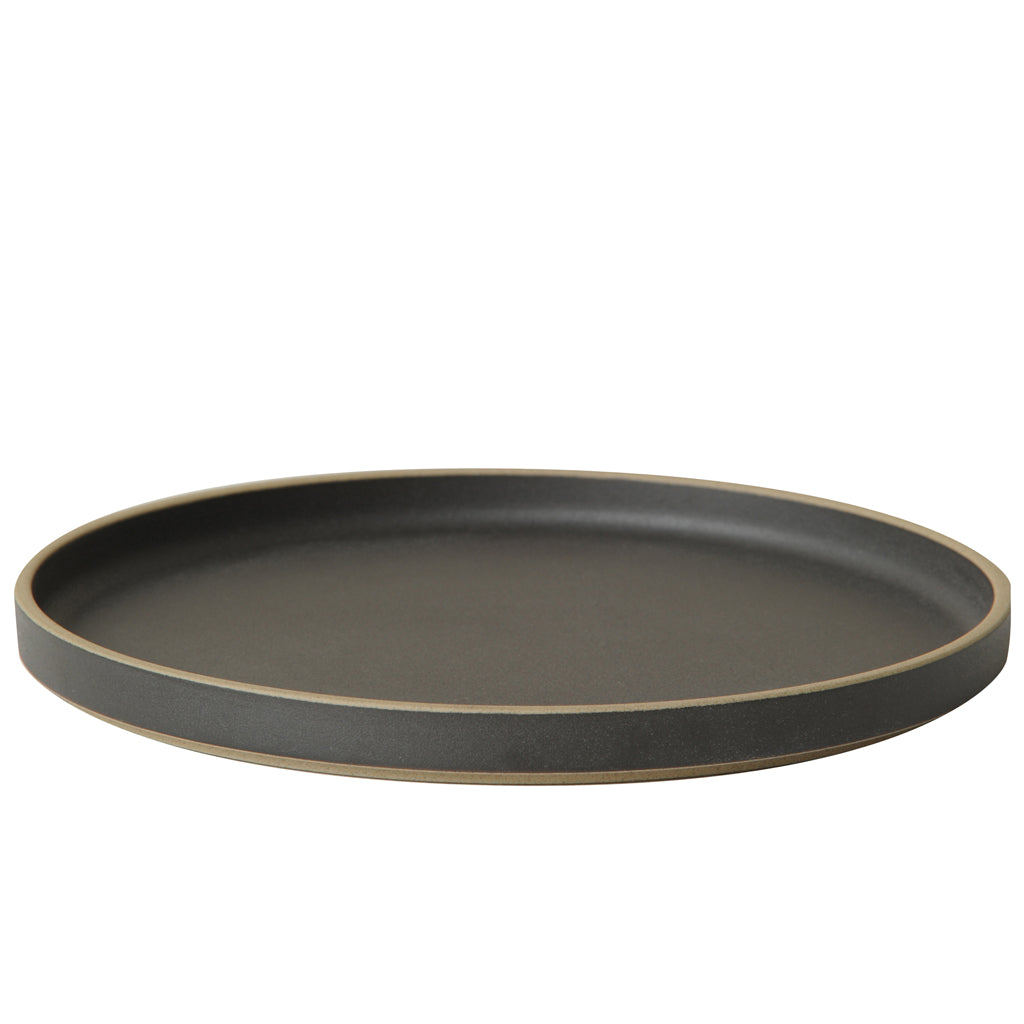 Hasami Plate X-Large Black, Hasami Porcelain