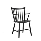 J42 Chair Black Lacquered Beech, HAY