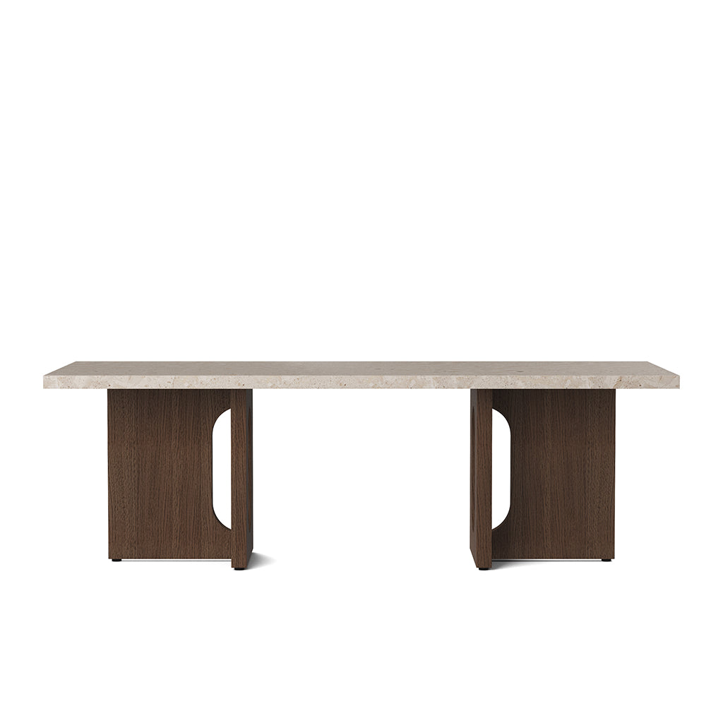 Androgyne Lounge Table Dark Stained Oak Kunis Breccia, Menu
