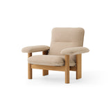 Brasilia Lounge Chair Oak Bouclé 02, Menu