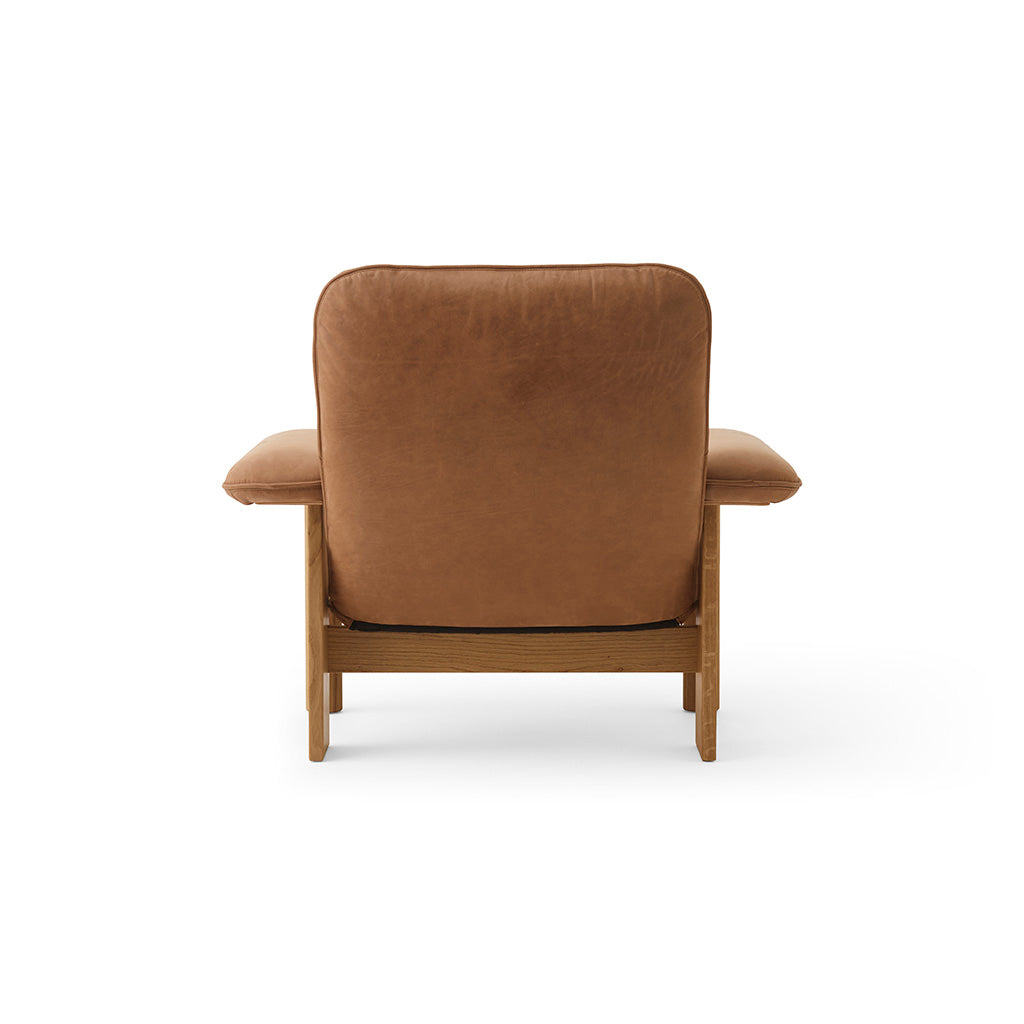 Brasilia Lounge Chair Oak Dunes Cognac 21004, Menu