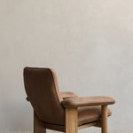 Brasilia Lounge Chair Oak Dunes Cognac 21004, Menu