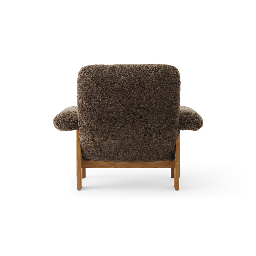 Brasilia Lounge Chair Oak Sheepskin Root, Menu