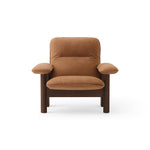 Brasilia Lounge Chair Walnut Dunes Cognac 21004, Menu
