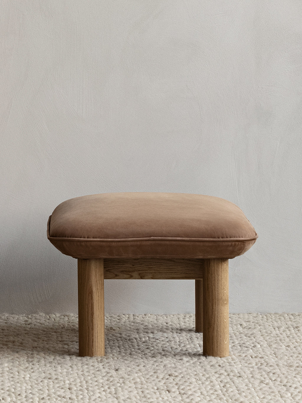 Brasilia Ottoman Natural Oak Dunes Cognac 21004, Menu