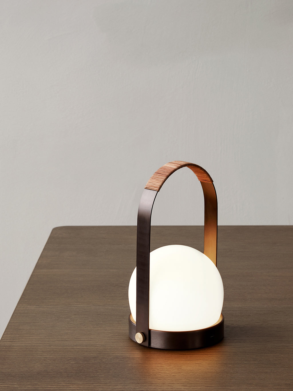 Carrie Table Lamp Bronzed Brass, Menu
