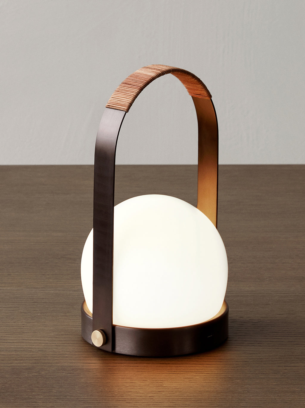 Carrie Table Lamp Bronzed Brass, Menu