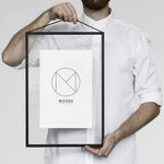 Black Aluminium Frame A3, Moebe
