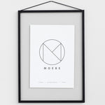 Black Aluminium Frame A3, Moebe