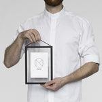 Black Aluminium Frame A5, Moebe