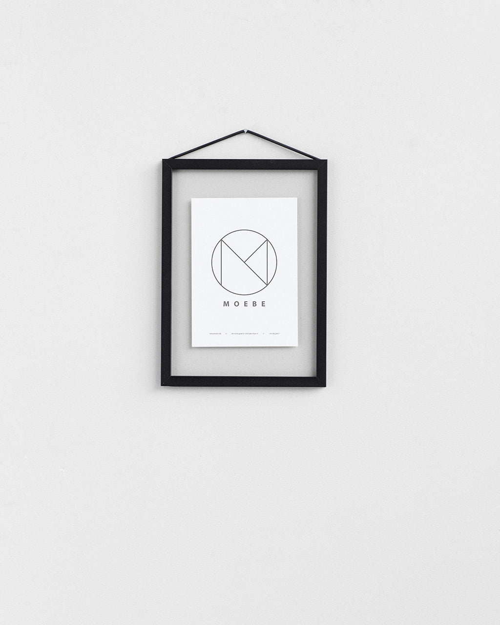 Black Aluminium Frame A5, Moebe