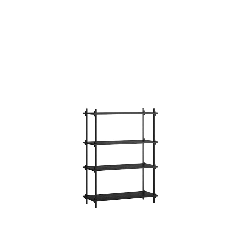 Moebe Shelving System Black 02