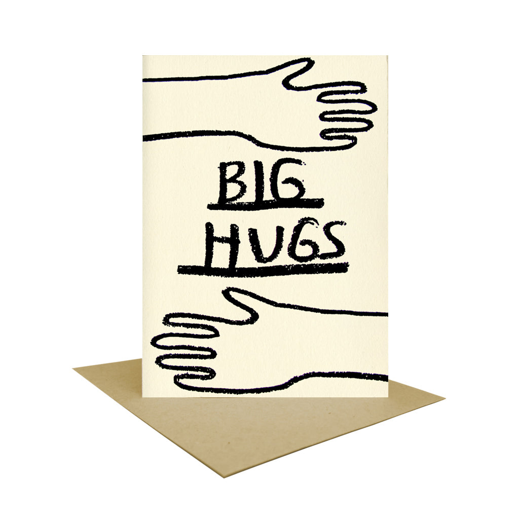 Big Hugs Postcard, People I've Loved